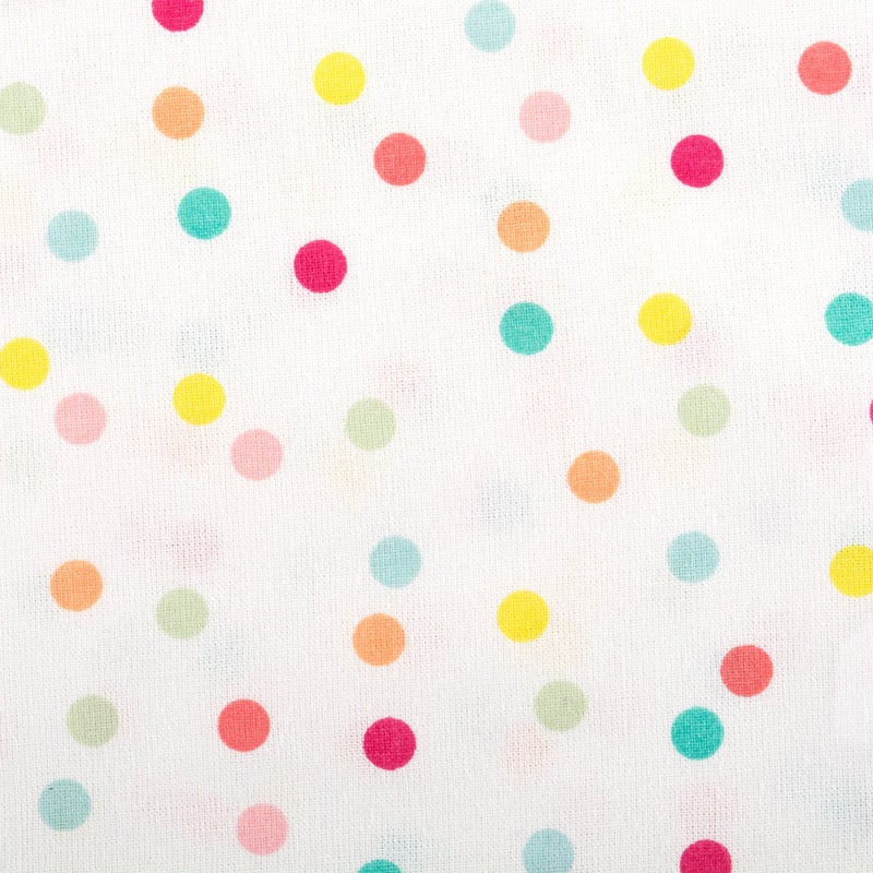 DII Polka Dot Party Print Tabletop Collection Reusable & Machine Washable, Table Runner, 14x72, Multicolor Confetti Dots - Image 2
